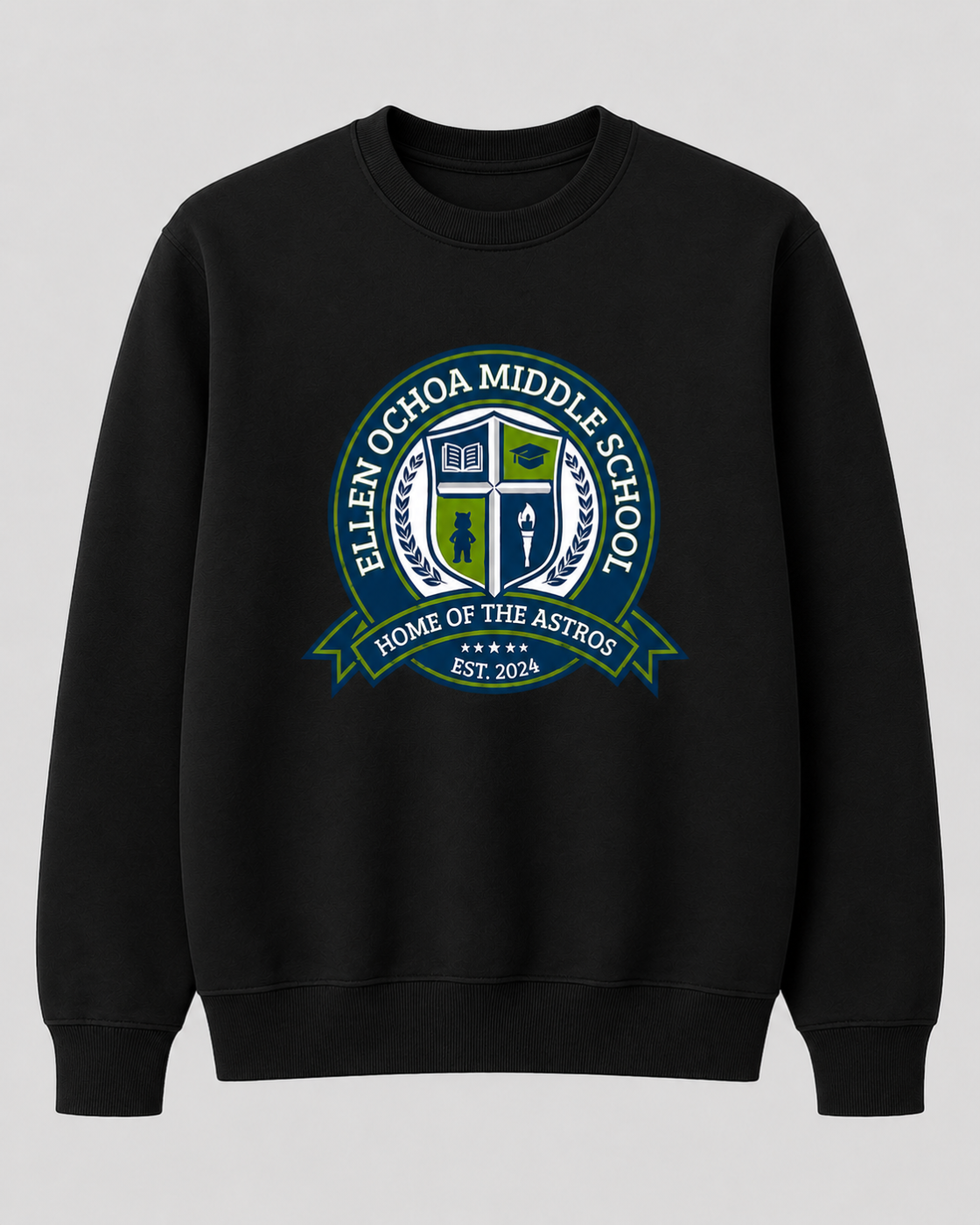 Ellen Ochoa Logo Crewneck Sweatshirt